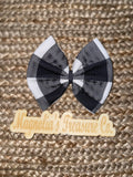 Black & white bow