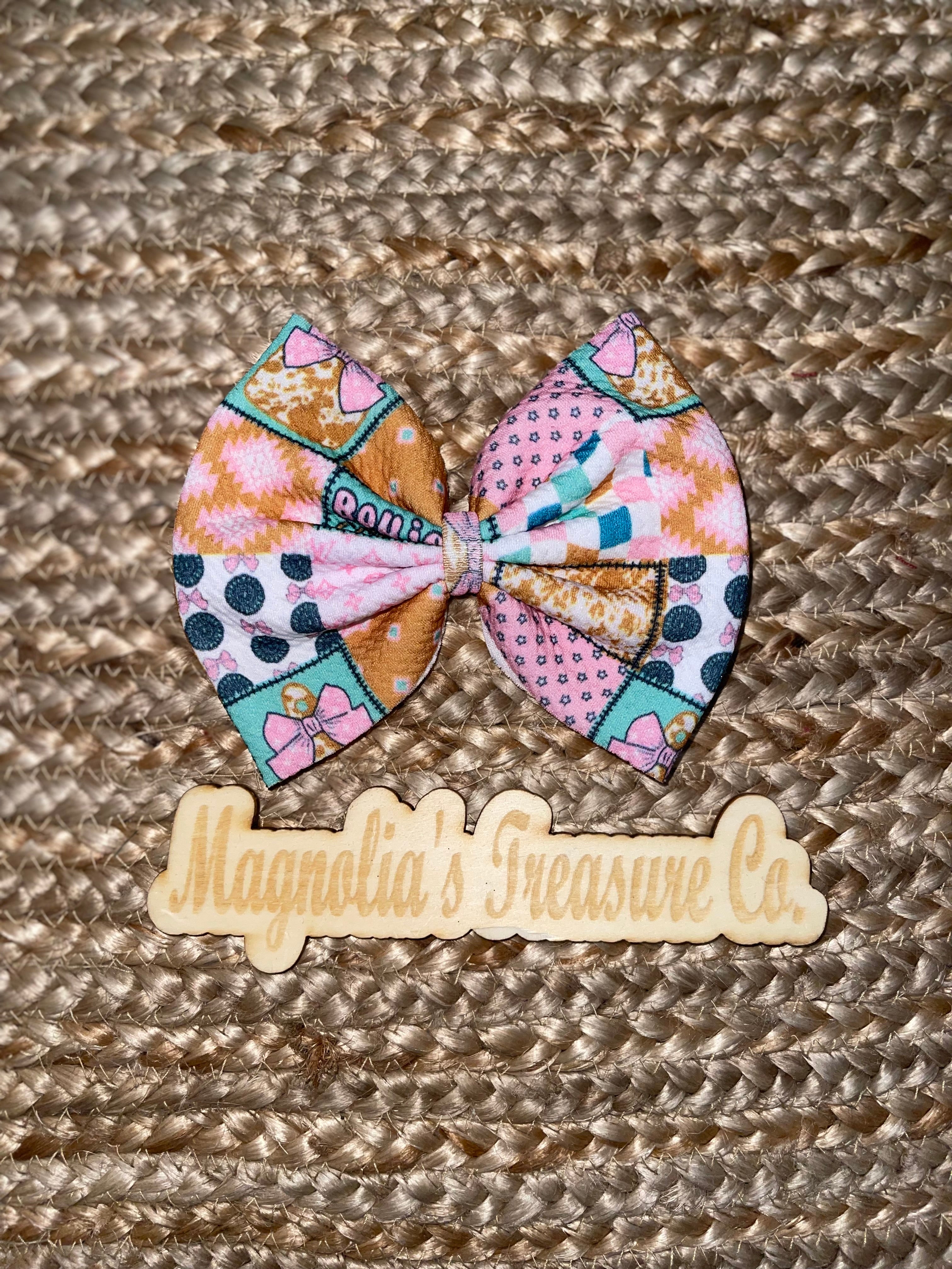 Girly concho bow