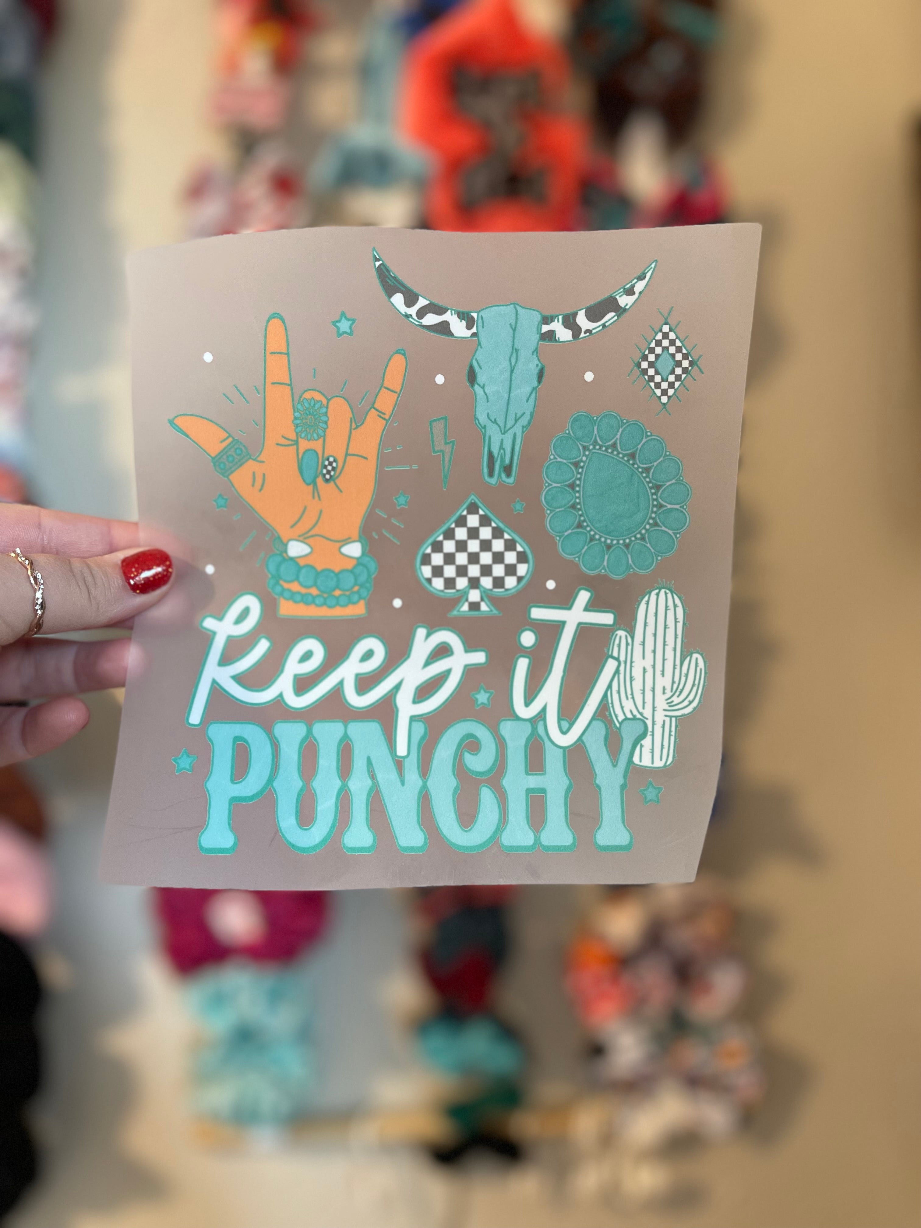 Keep it punchy (toddler)