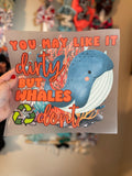 Recycling whale (adult)