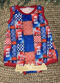 USA bubble tank romper