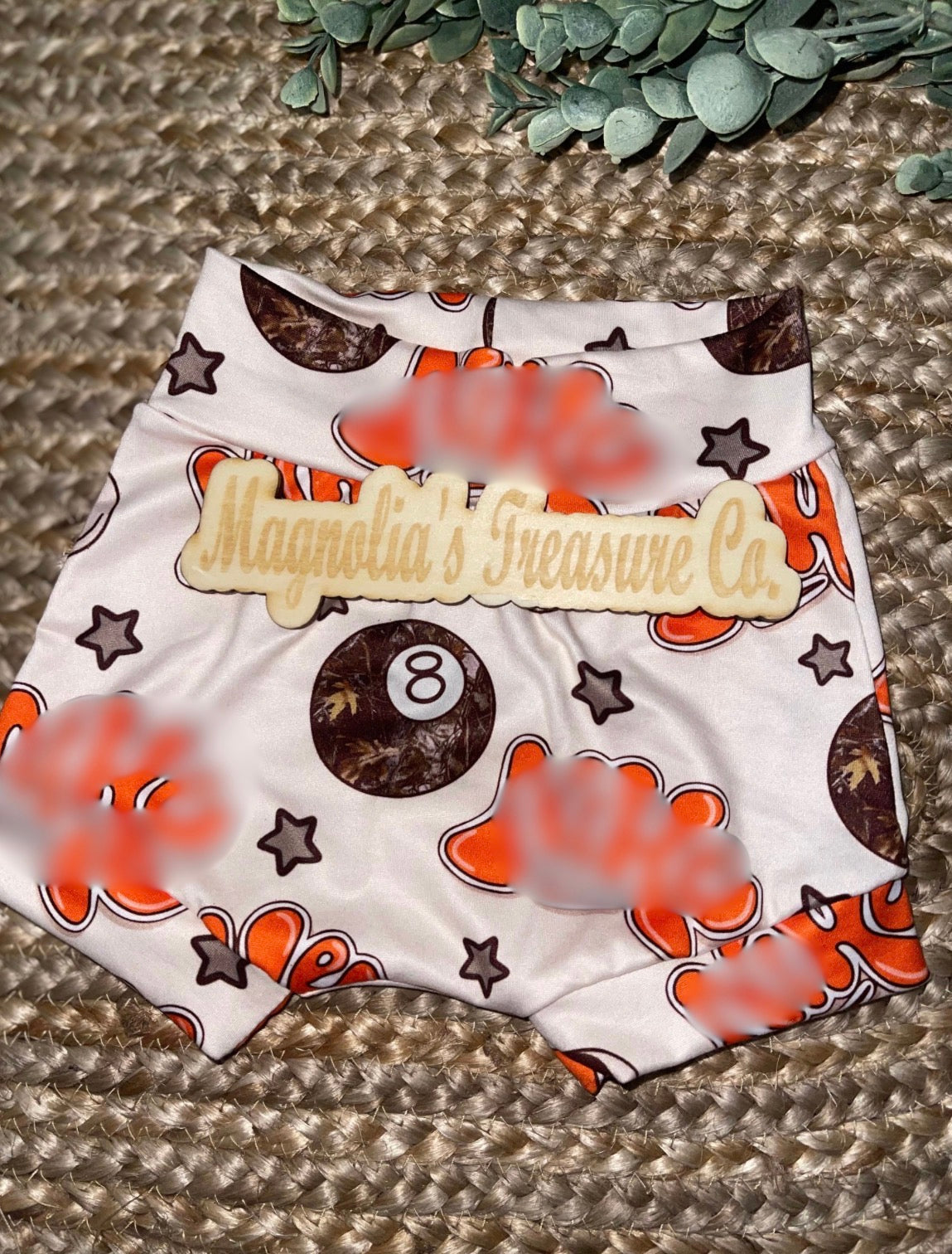 Camo/8 ball shorties