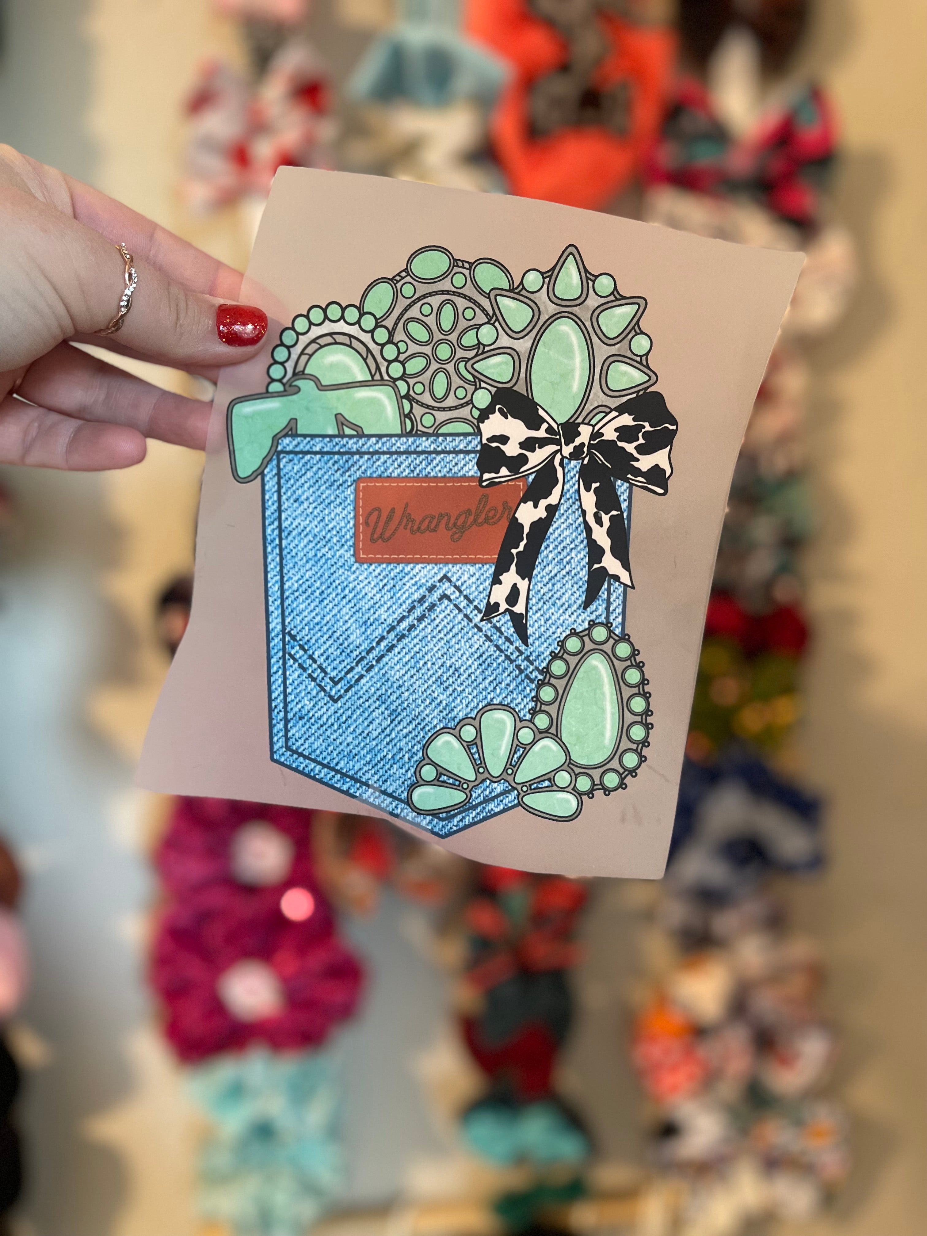 Western jean pocket (toddler)