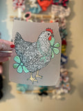 Turquoise chicken (toddler)
