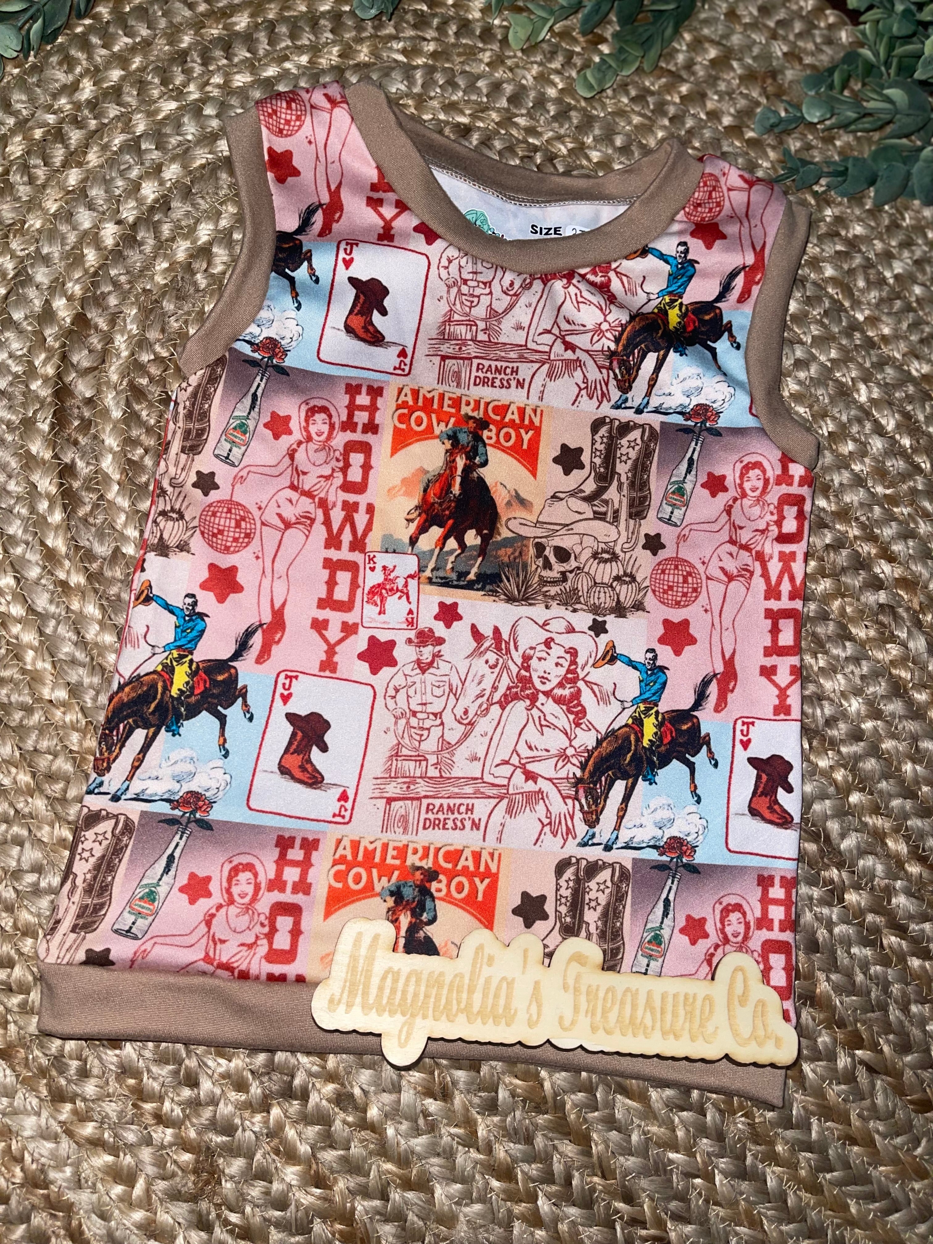 American cowboy tank