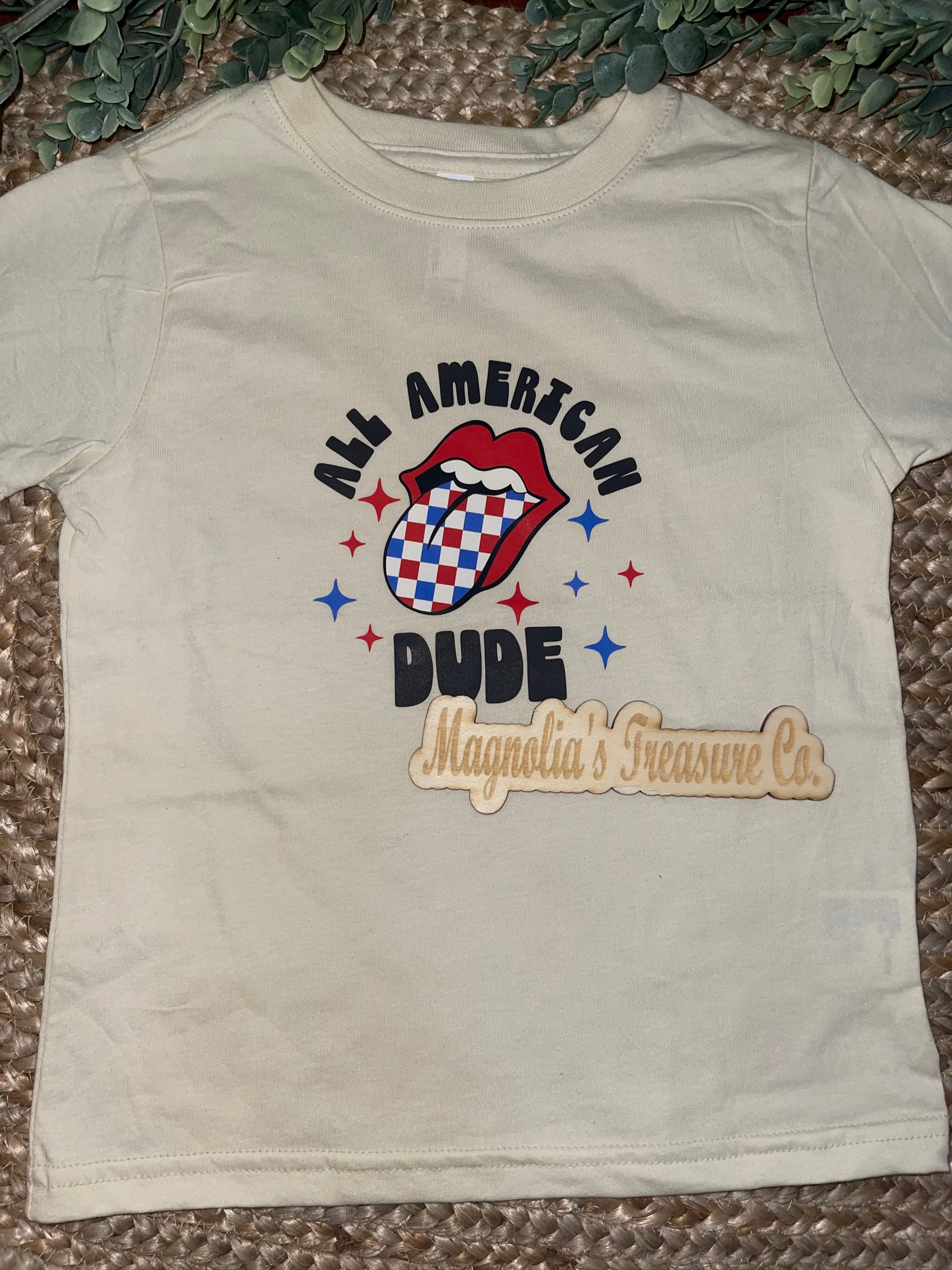 American dude tee