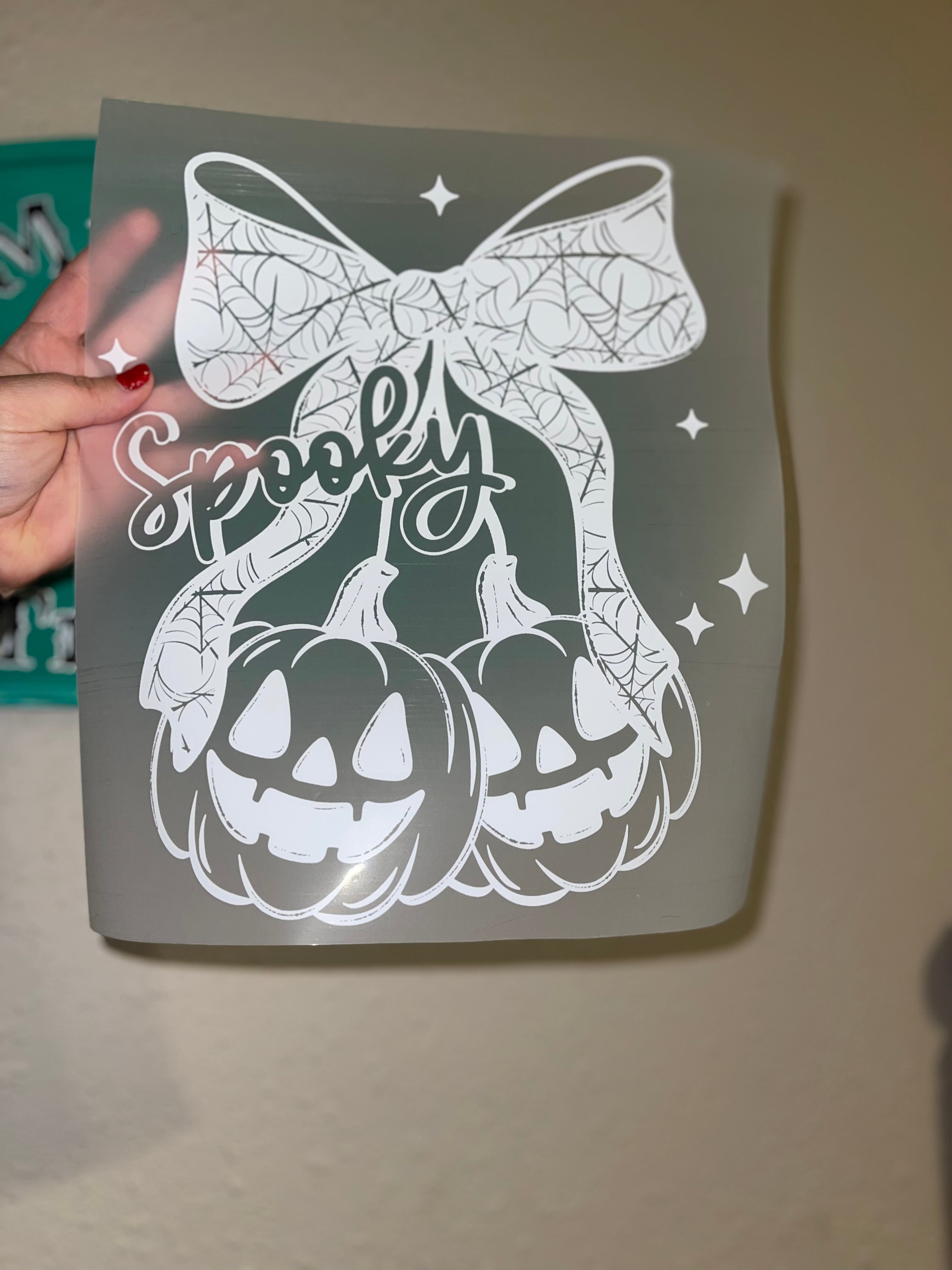 Spooky pumpkins (adult) white