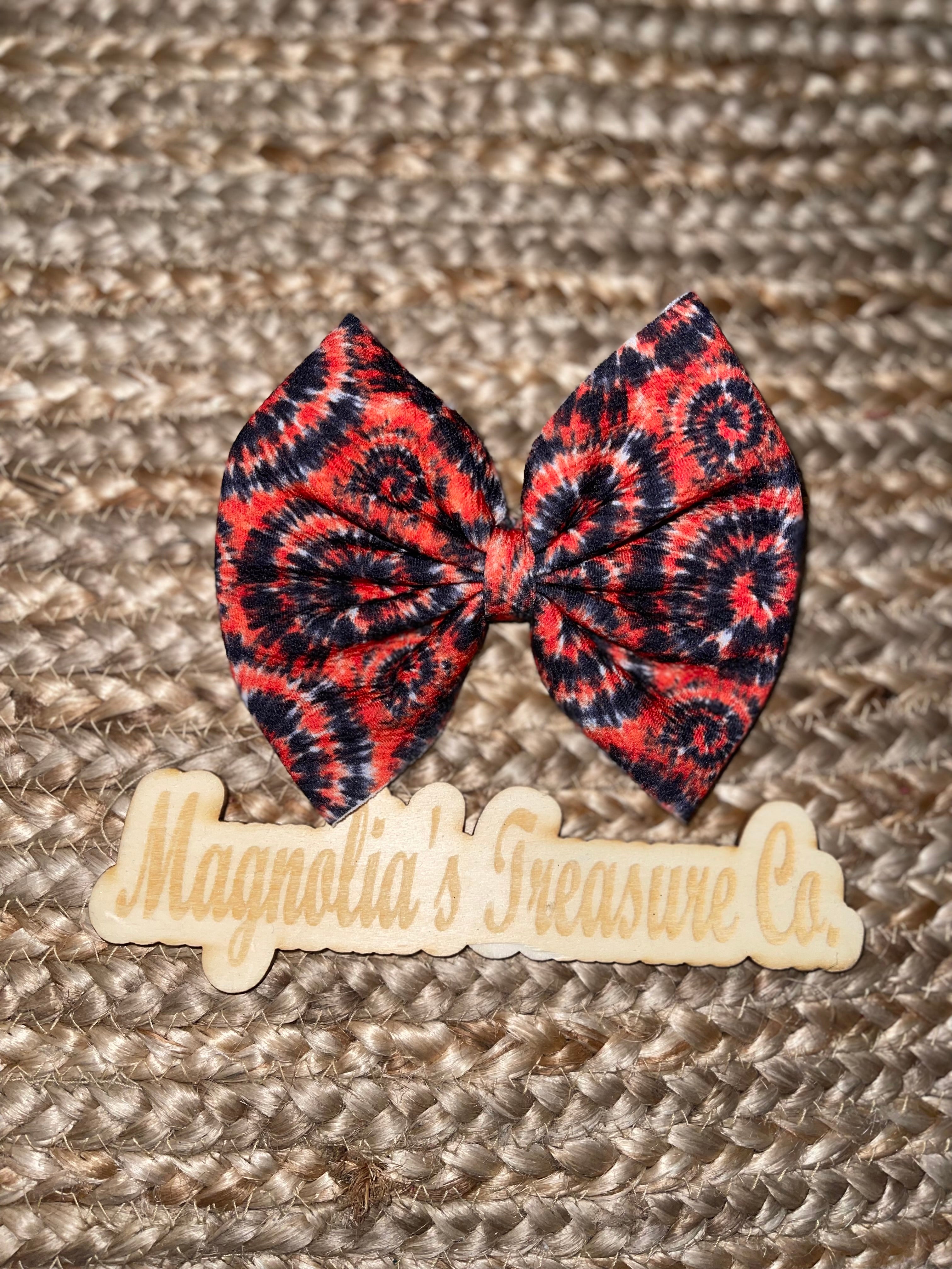 Tie-dye bow