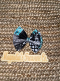 Western teal bow