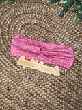 Pink sparkle headband