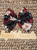 Christmas floral bow