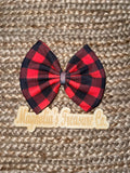 Red & black bow