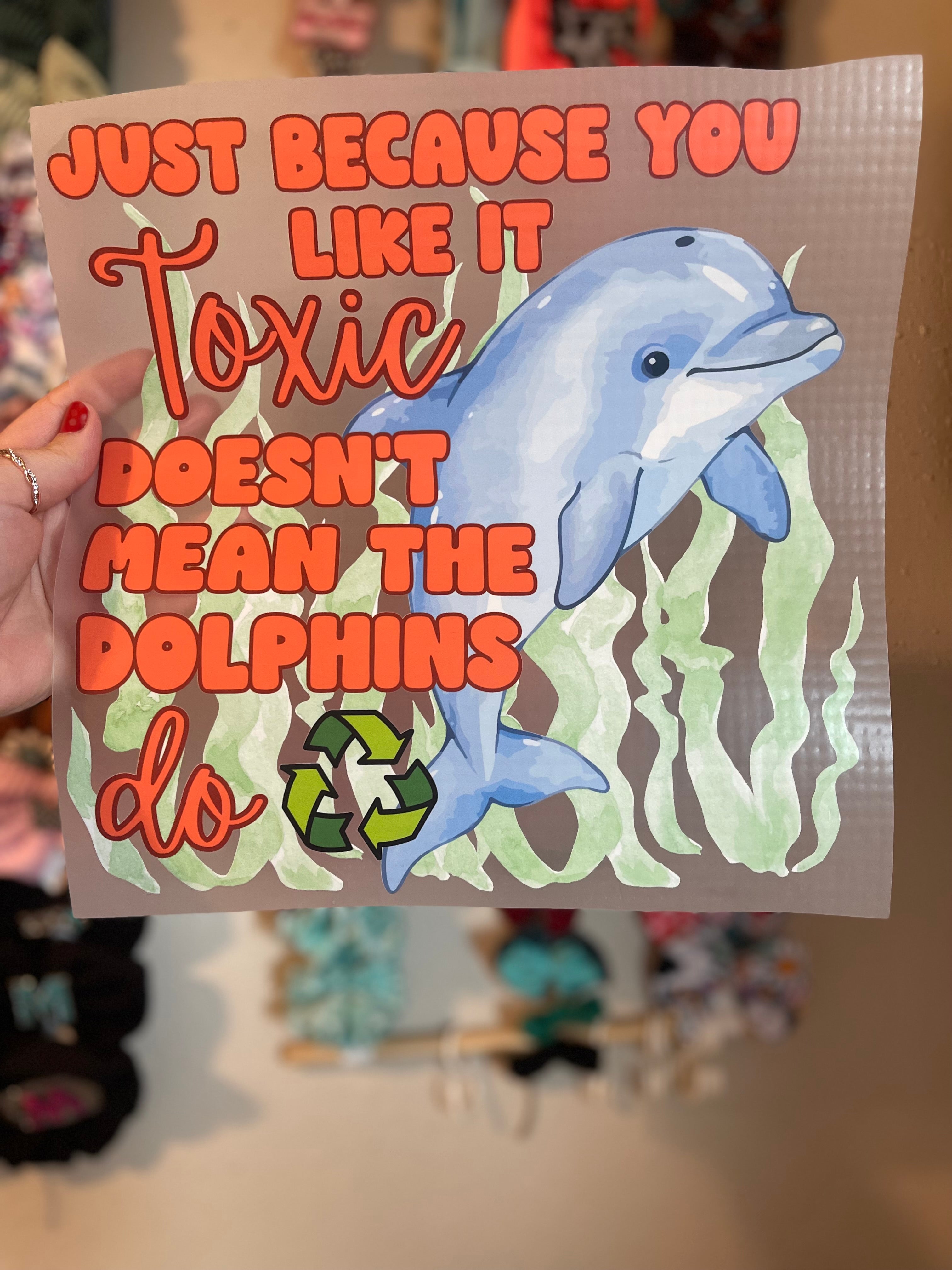 Recycling dolphin (adult)