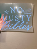 No dusty Bibles (adult)