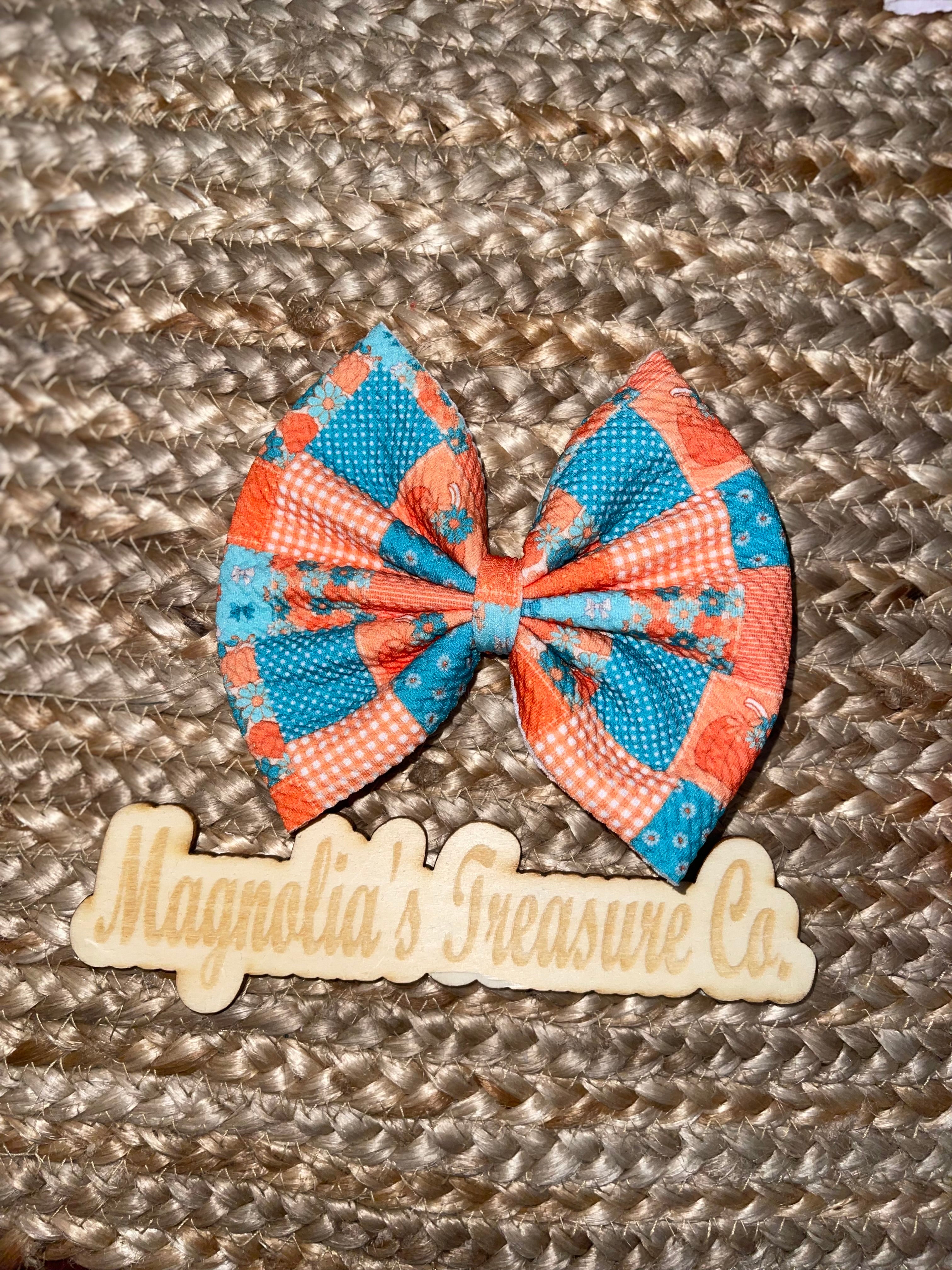 Pumpkin patch bow