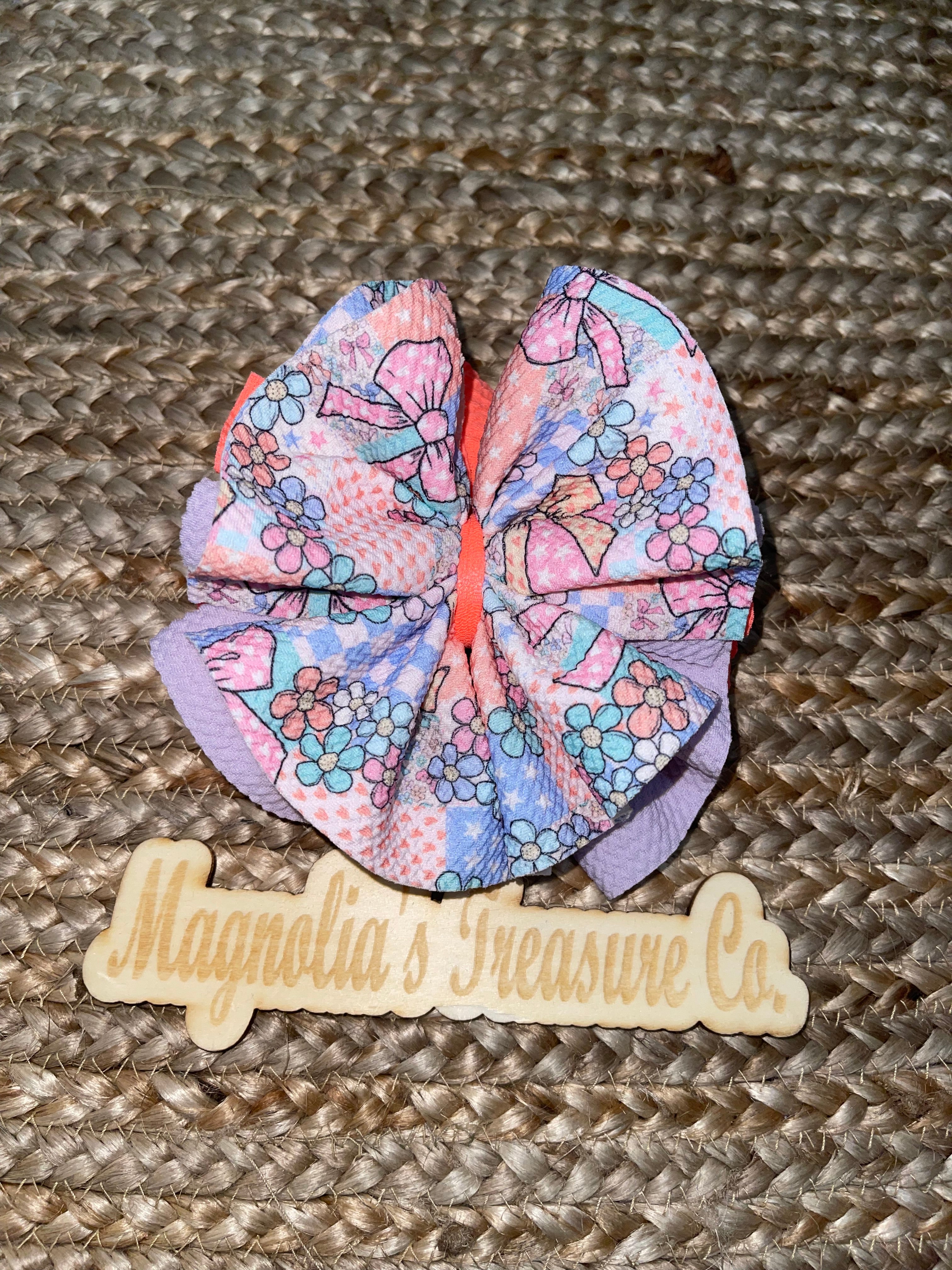 Big shredded spring bow