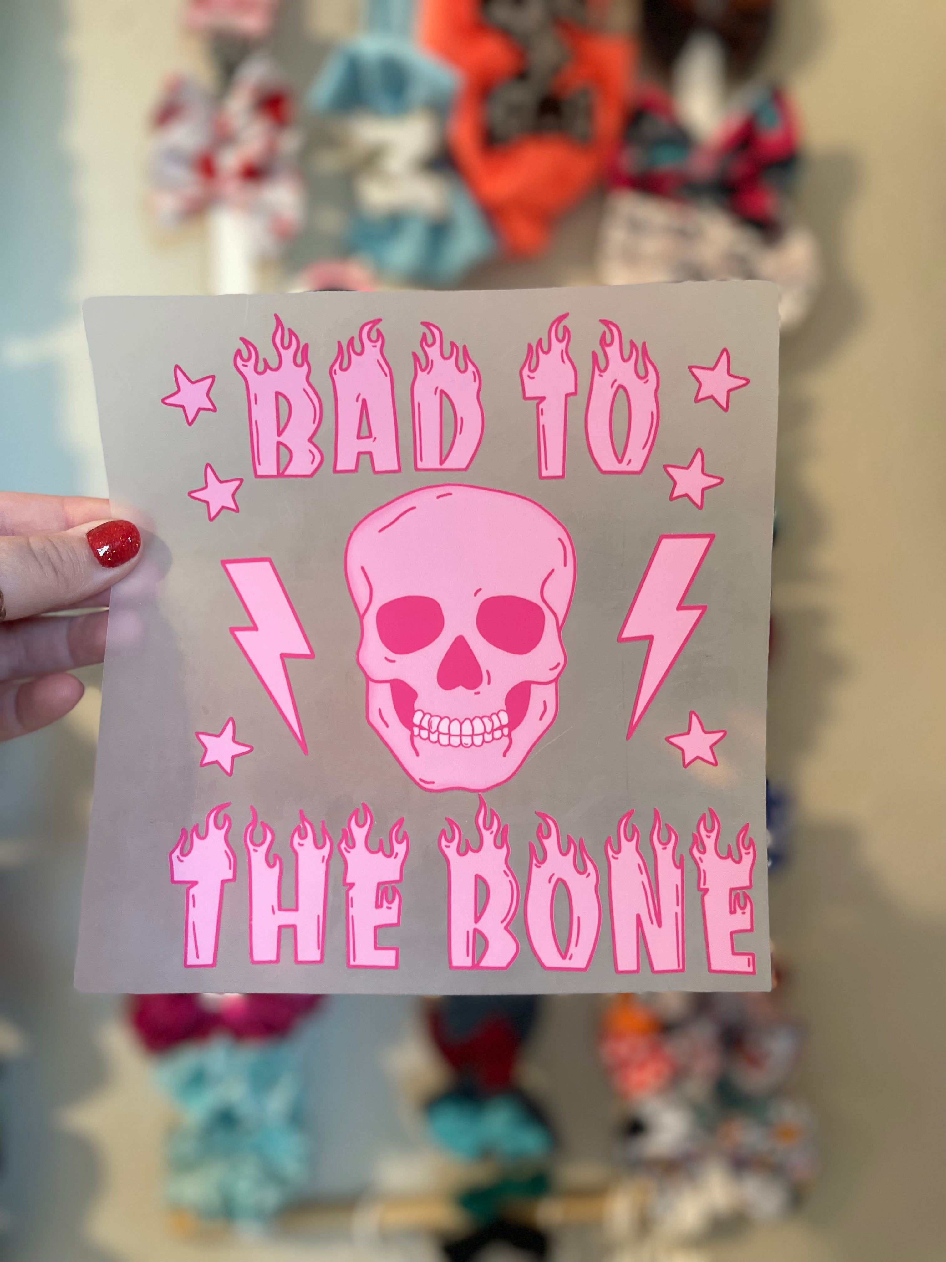 Pink bad to the bone (toddler)