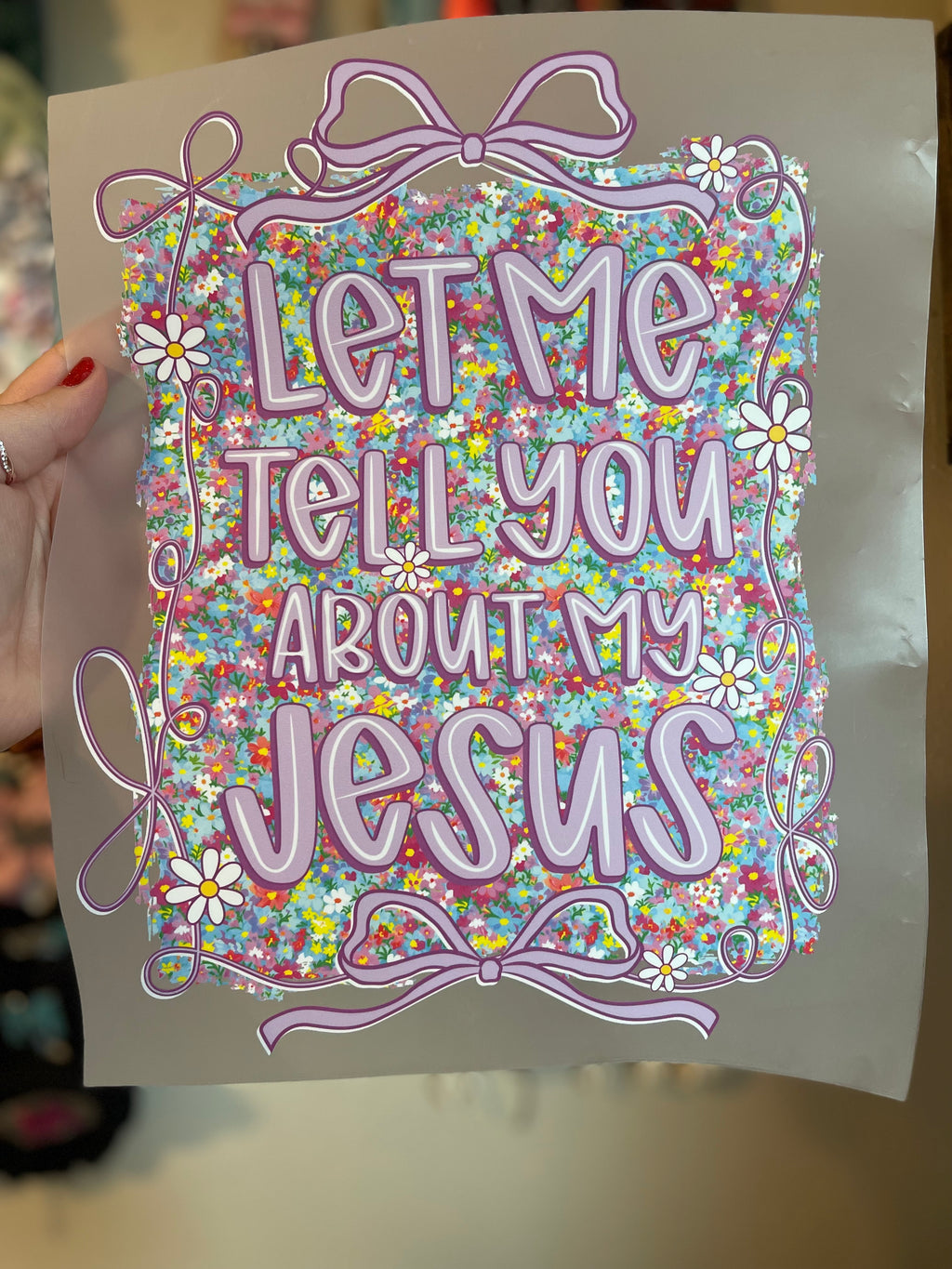 Tell you about my Jesus (adult)