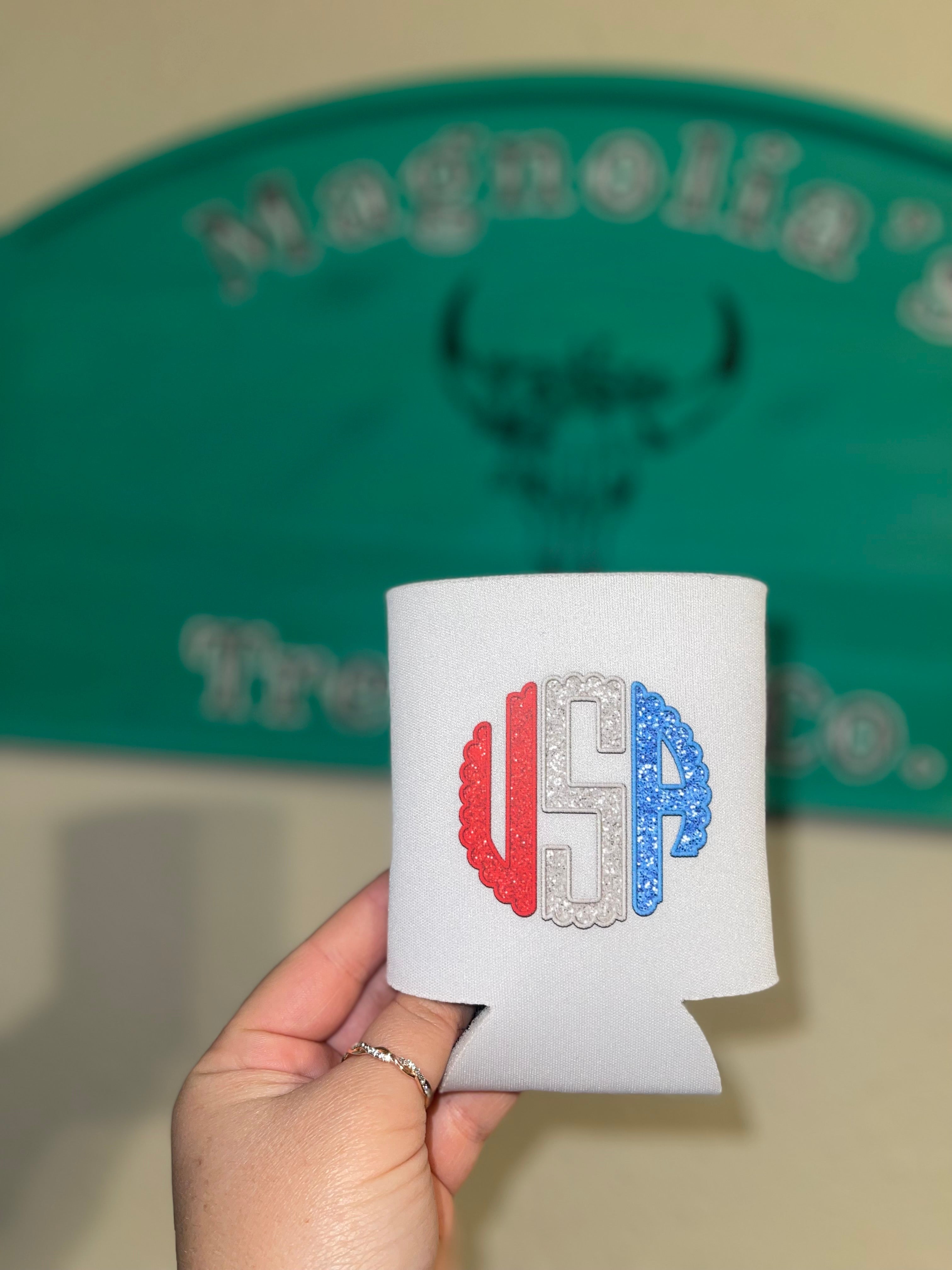 USA koozie
