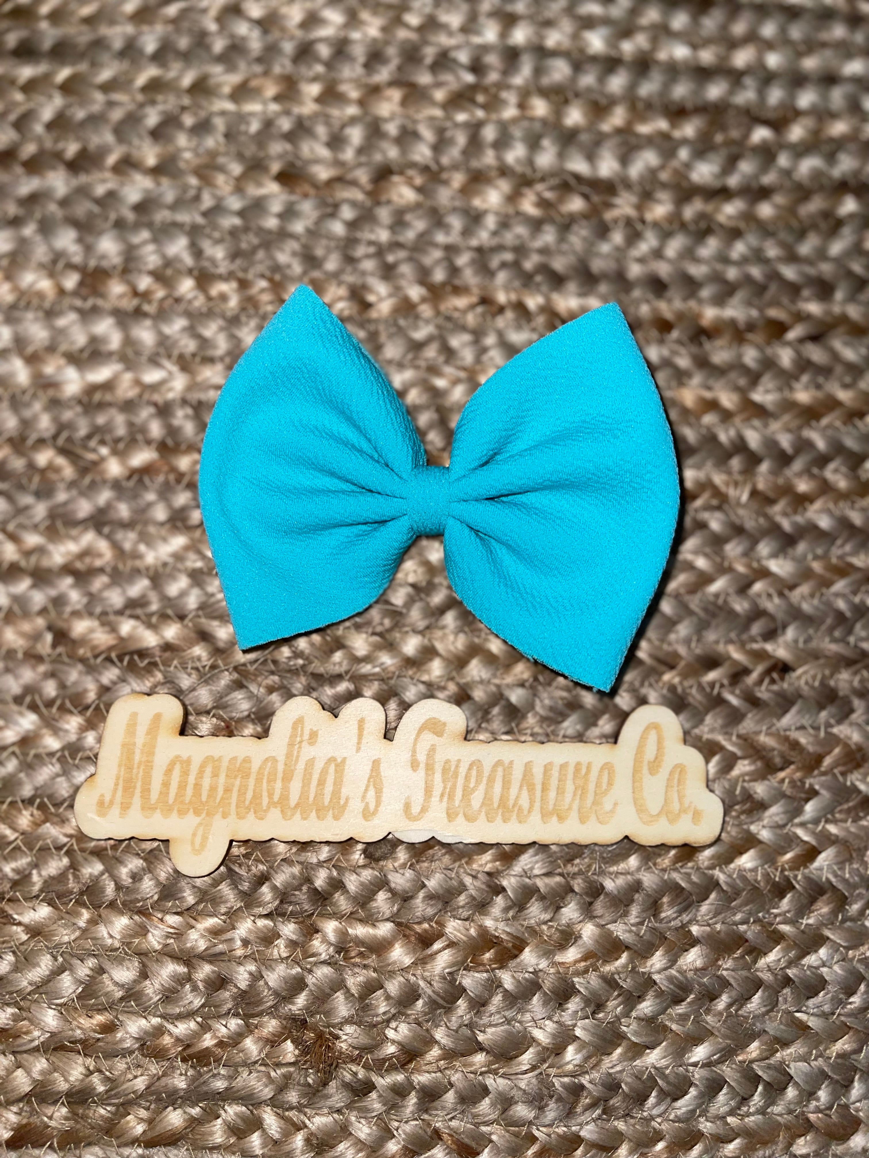 Blue bow